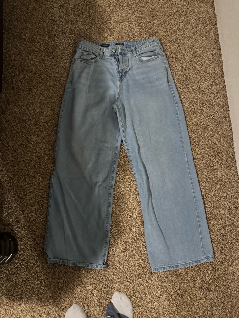 Target Light Blue Wide-Leg Jeans for Women